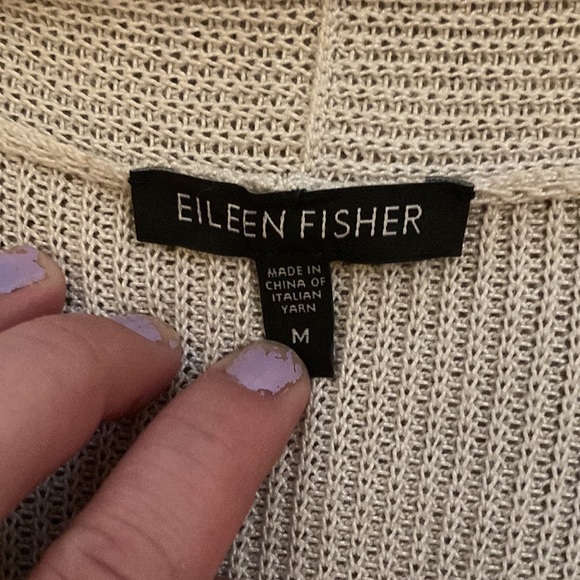 🎊HP🎊 Eileen Fisher open cardigan with stitching detail - Picture 5 of 6
